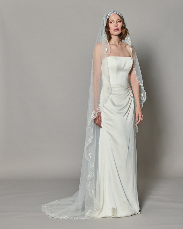 ALMA EMBROIDERED VEIL