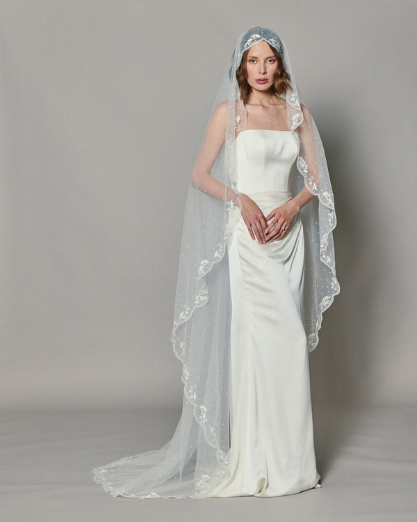ALMA EMBROIDERED VEIL