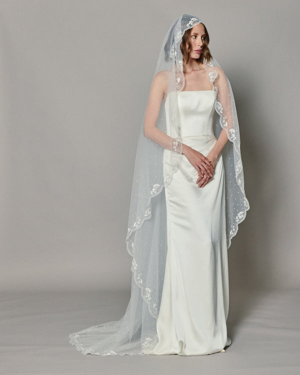 ALMA EMBROIDERED VEIL