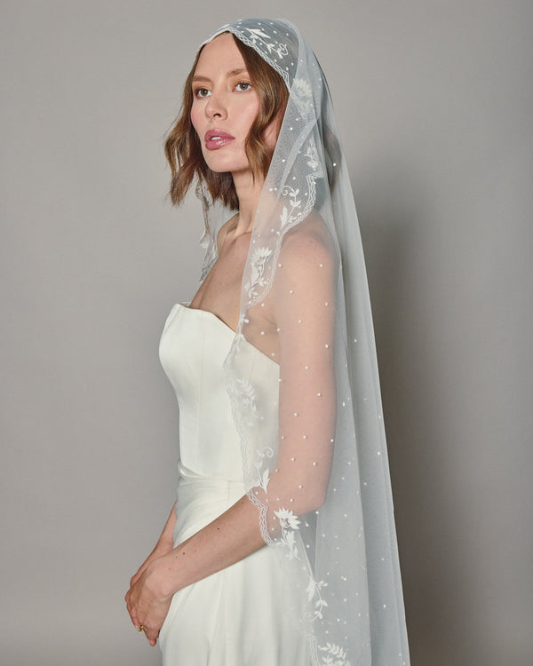 ALMA EMBROIDERED VEIL