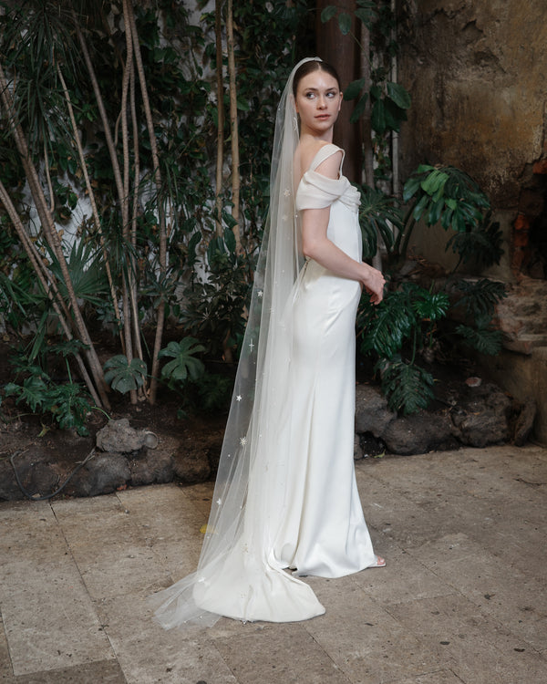 ASTRA STAR BEADED VEIL