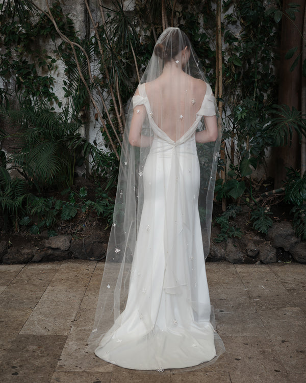 ASTRA STAR BEADED VEIL