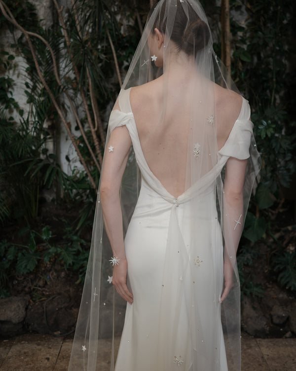 ASTRA STAR BEADED VEIL
