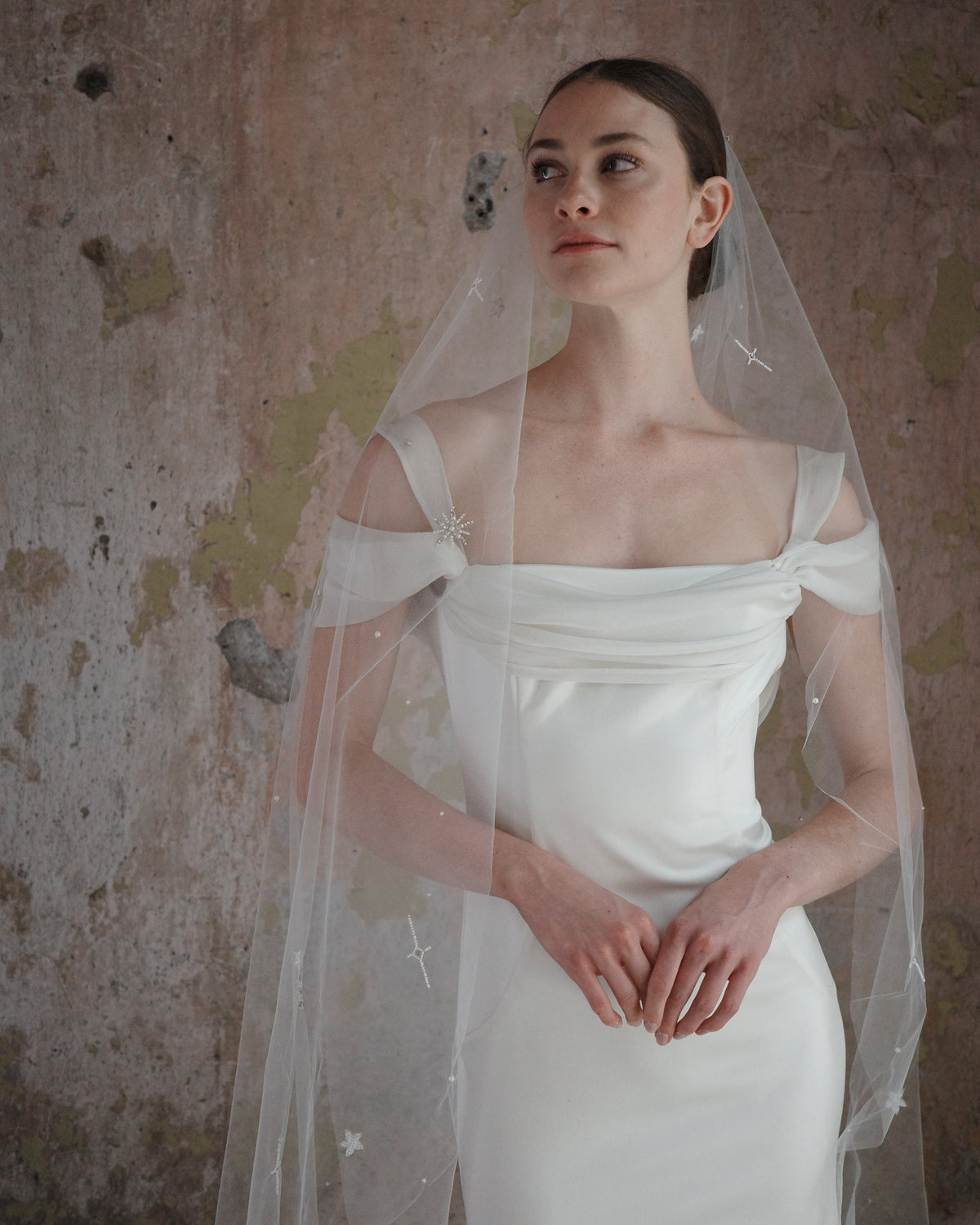 ASTRA STAR BEADED VEIL