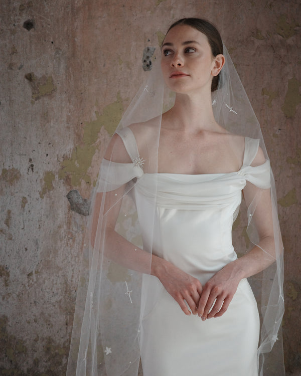 ASTRA STAR BEADED VEIL
