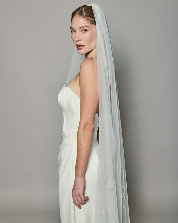 IVY CRYSTAL BEADED VEIL VEIL
