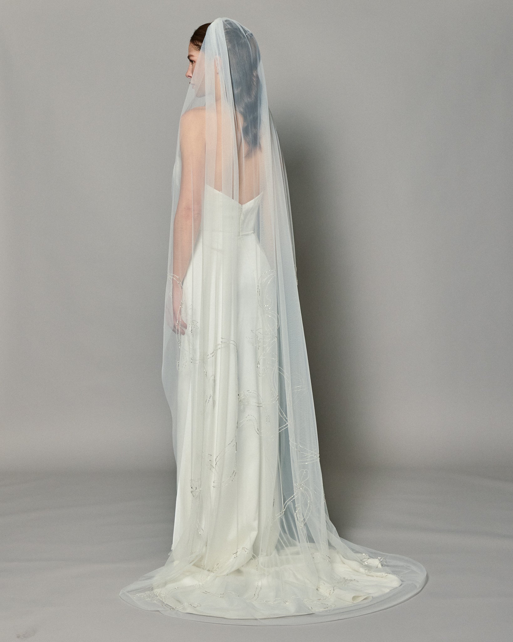 IVY CRYSTAL BEADED VEIL VEIL