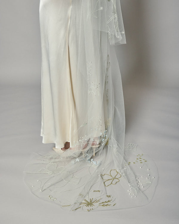 KYOTO COLOR EMBROIDERED VEIL