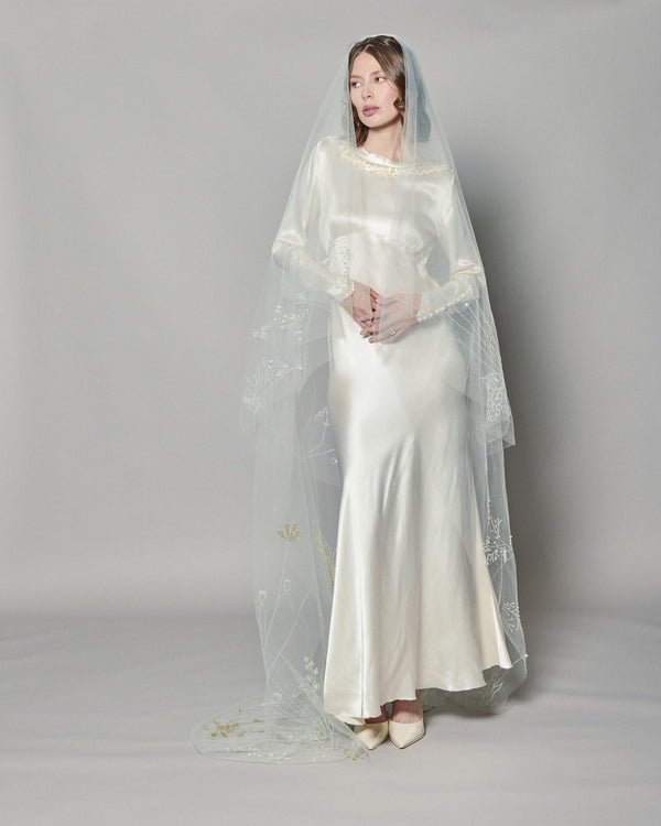 KYOTO COLOR EMBROIDERED VEIL