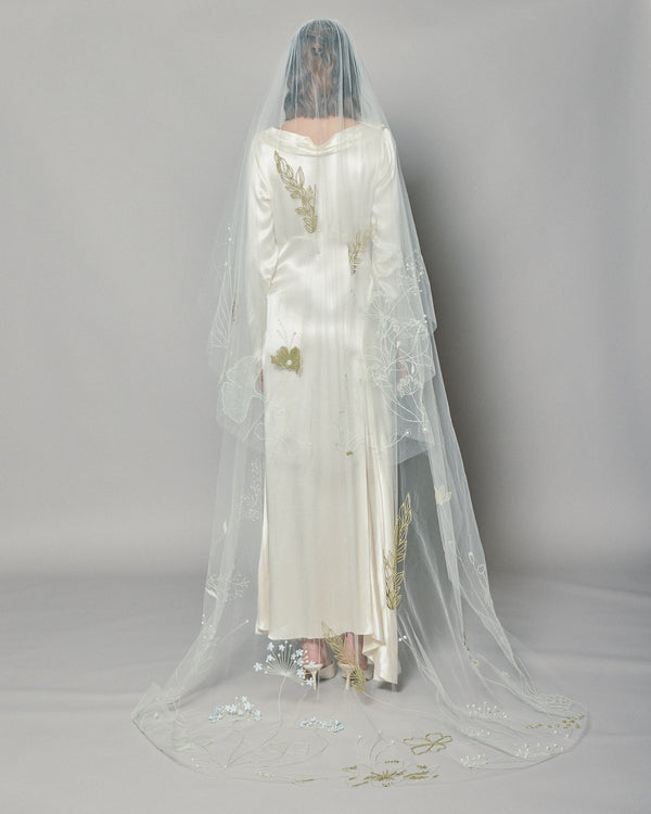 KYOTO COLOR EMBROIDERED VEIL