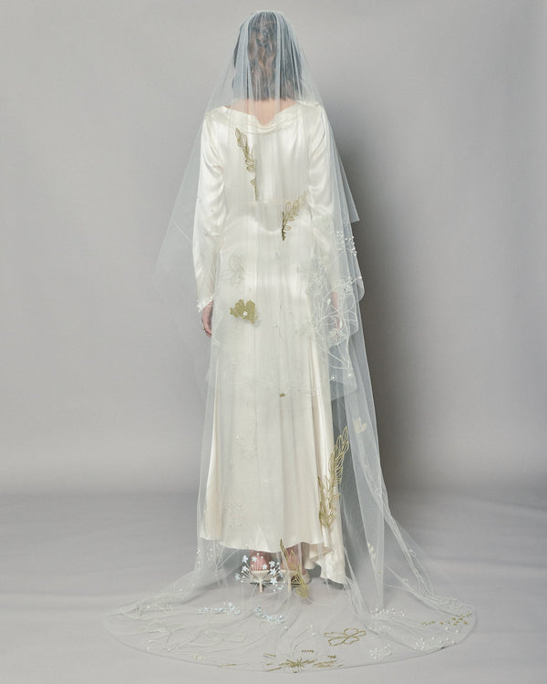 KYOTO COLOR EMBROIDERED VEIL