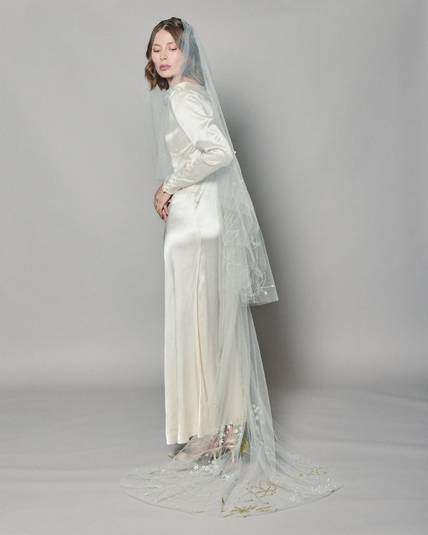 KYOTO COLOR EMBROIDERED VEIL