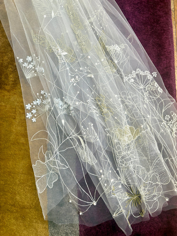 KYOTO COLOR EMBROIDERED VEIL