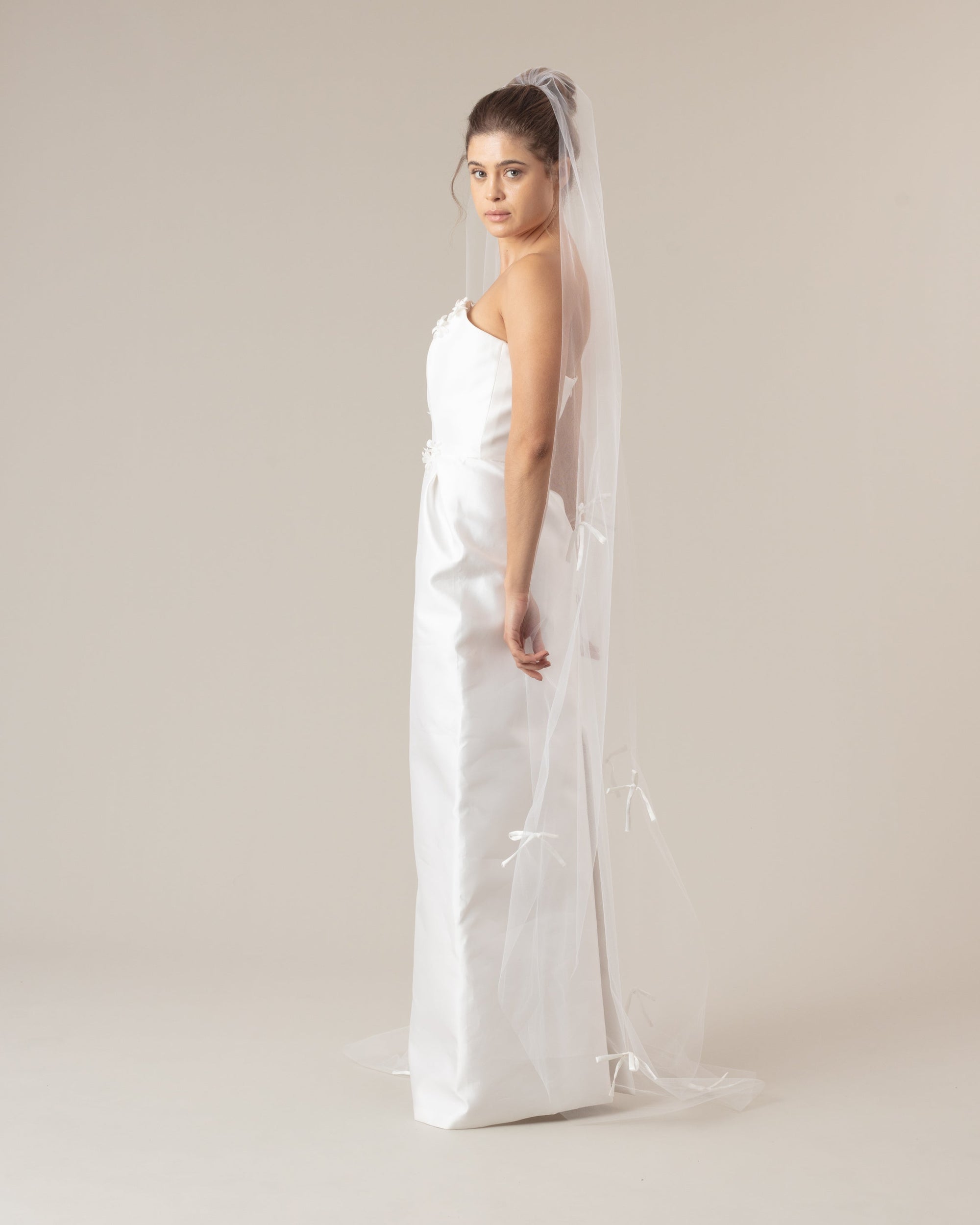 LAZO SATIN BOWS VEIL - Ofrenda Studio