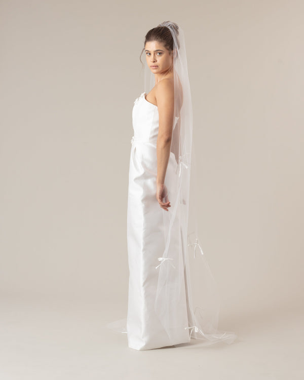 LAZO SATIN BOWS VEIL - Ofrenda Studio