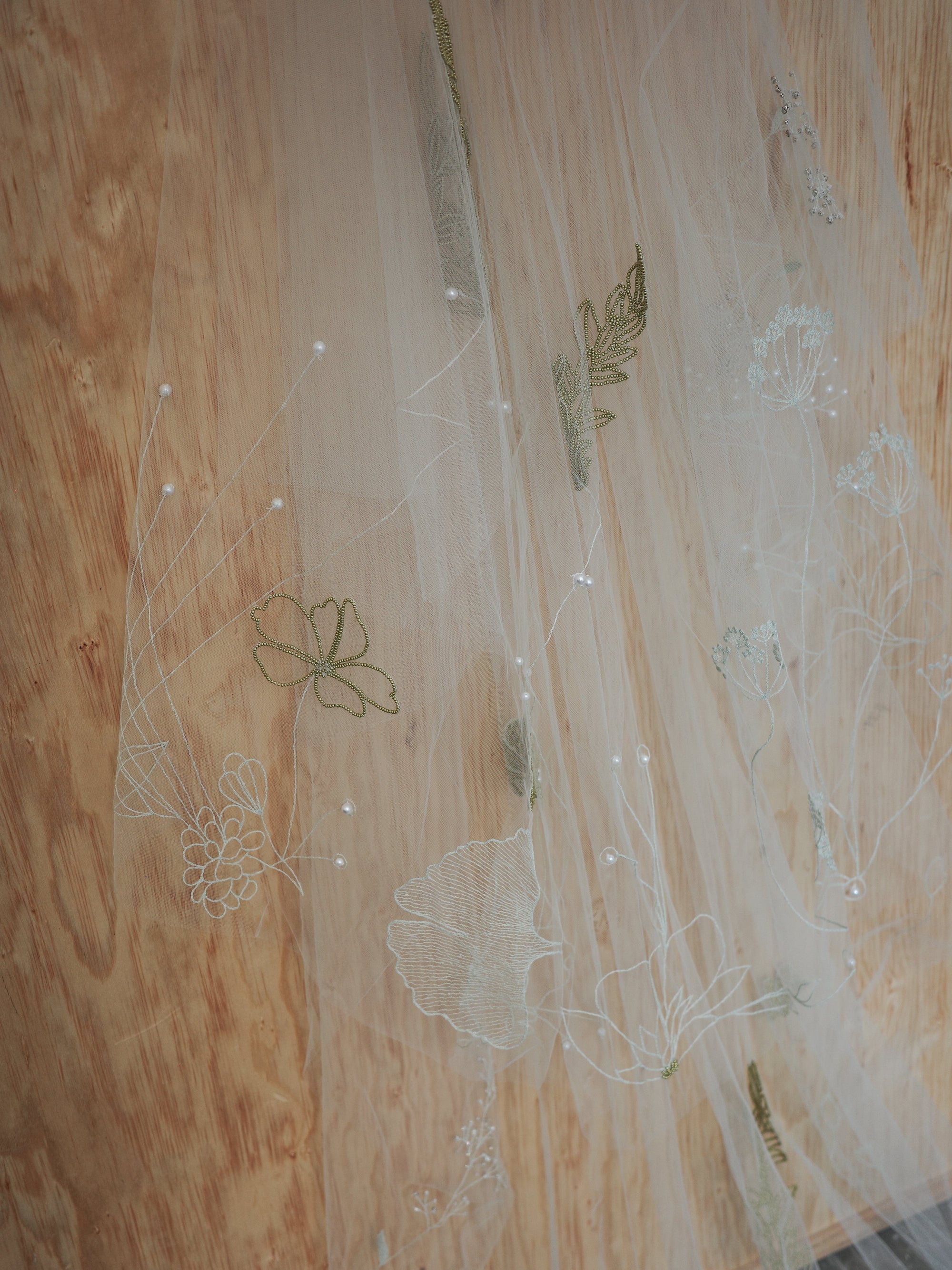 KYOTO COLOR EMBROIDERED VEIL