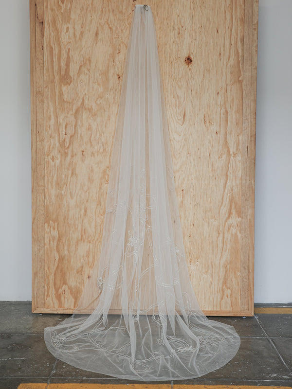 IVY CRYSTAL BEADED VEIL VEIL