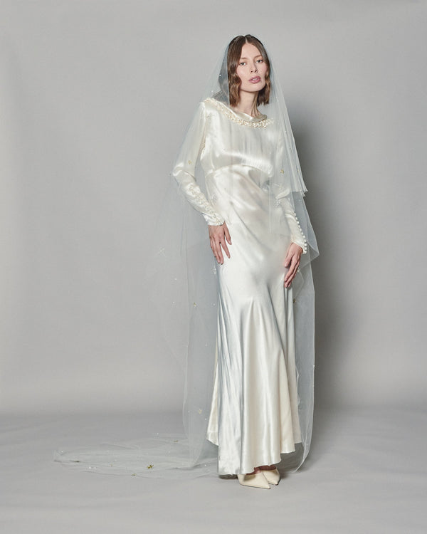 STARLIGHT COLOR EMBROIDERED VEIL - Ofrenda Studio