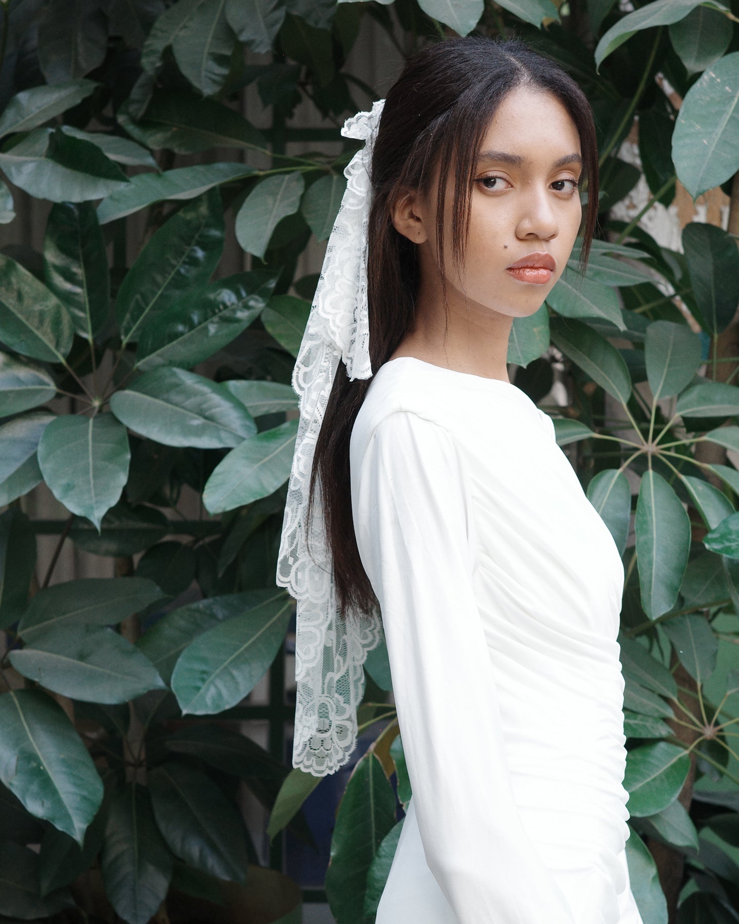 ALONDRA SPANISH MANTILLA VEIL  .- SAMPLE SALE 30%