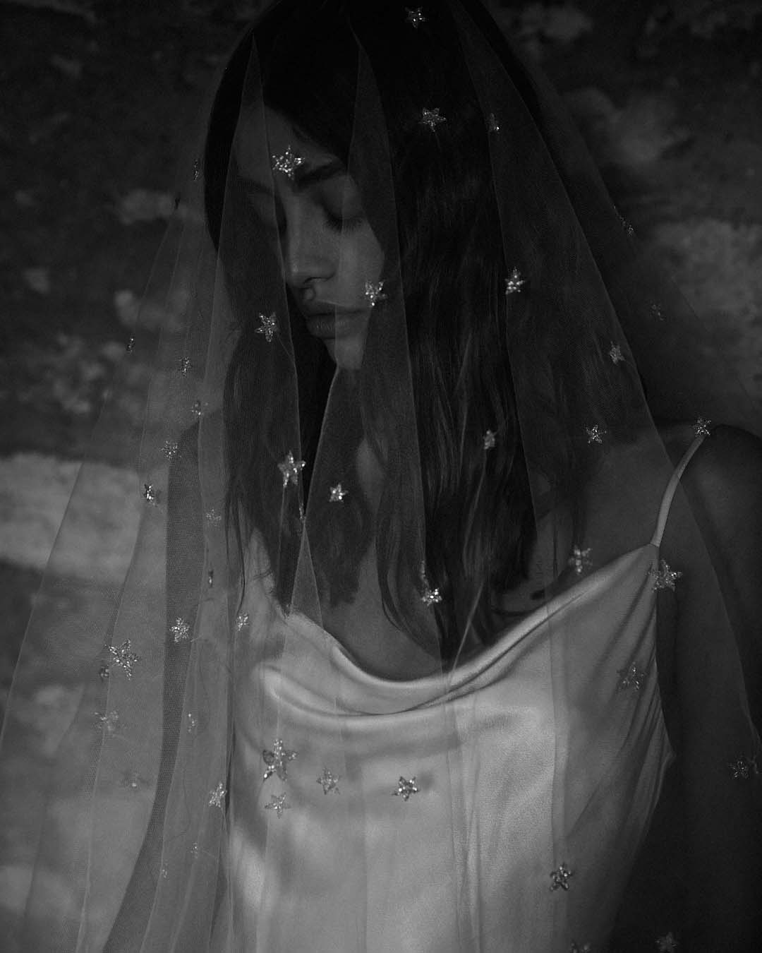 CELESTIAL STAR BEADED VEIL