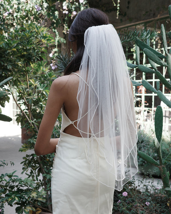 VALLE SEED BEADS VEIL .- SAMPLE SALE 70%