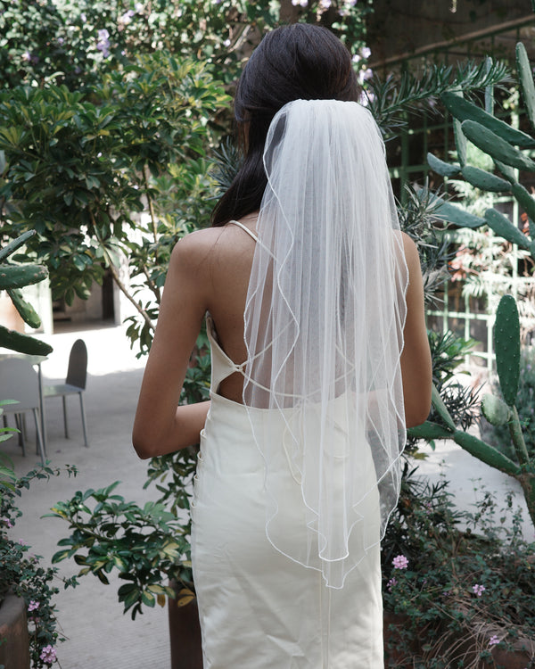 VALLE SEED BEADS VEIL .- SAMPLE SALE 70%