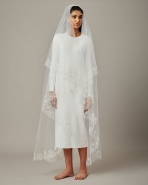 DIXON ORNAMENTAL EMBROIDERED VEIL - Ofrenda Studio