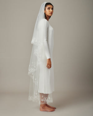 DIXON ORNAMENTAL EMBROIDERED VEIL - Ofrenda Studio